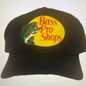 Bass Pro Shops Black and Yellow Logo Hat